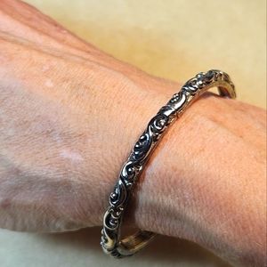 Small Vintage Silver Toned Bracelet
